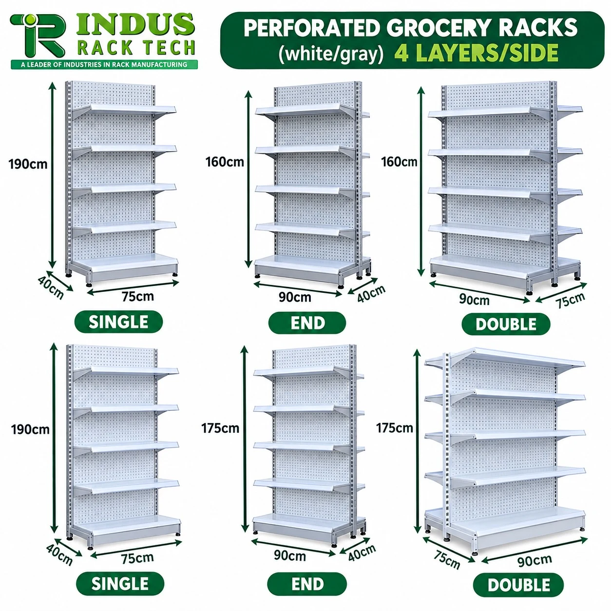 Super Market Racks Engineering Specification Drawing 2